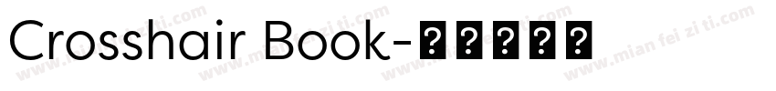 Crosshair Book字体转换